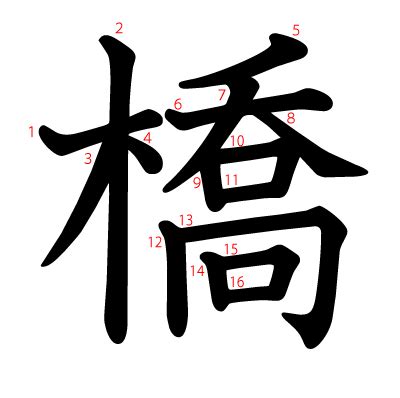 橋字